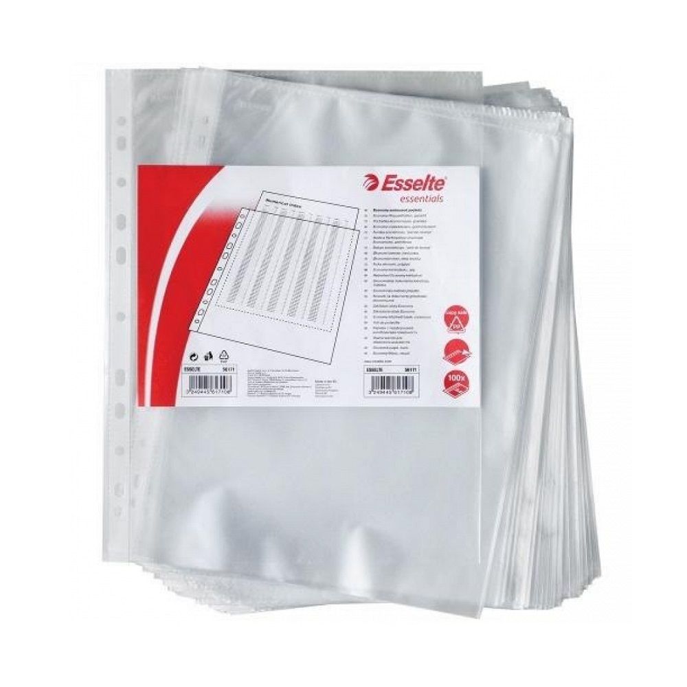 Джоб с европерфорация Esselte, A4, РР 40 mic, мат, 100 бр.