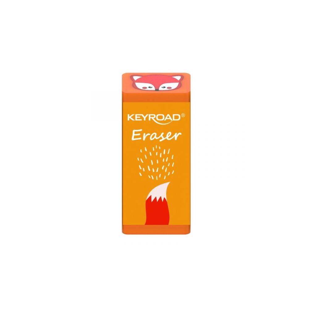 Гума за молив KEYROAD ANIMALS, 52х22х14 мм, цветна