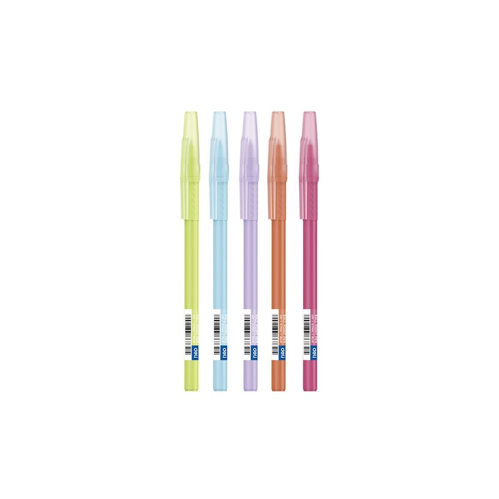 Химикалка Deli P-1 Vibrant EQ31, с грип, 0.7 мм, синя