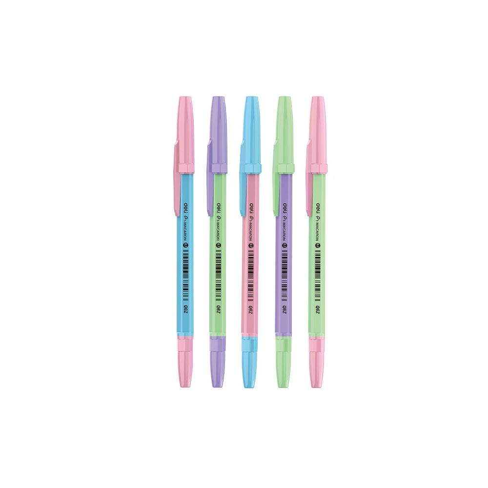Химикалка Deli P-1 Vibrant EQ6Z, 0.7 мм, синя Химикалка Deli P-1 Vibrant EQ6Z, 0.7 мм, синя