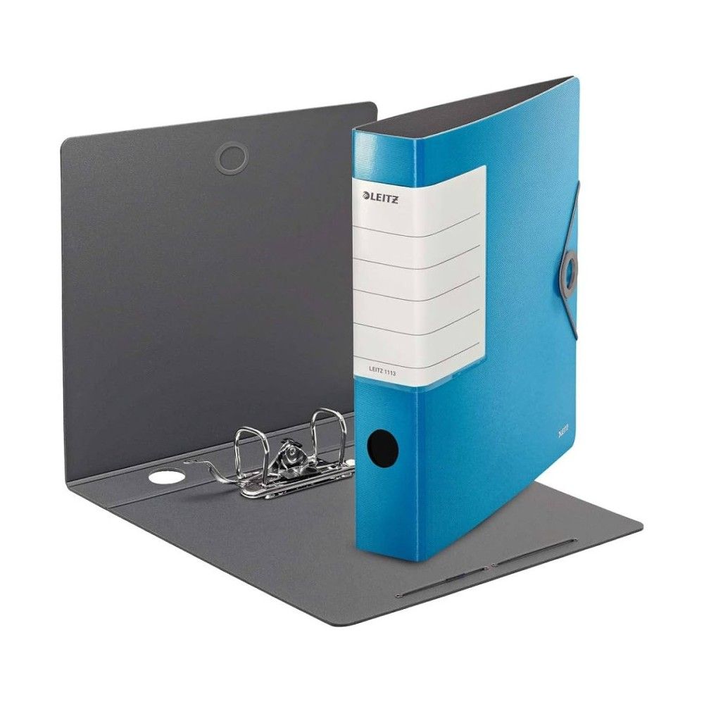 Класьор с ластик LEITZ Solid, Polyfoam 2.8 мм, A4, 62 мм, син