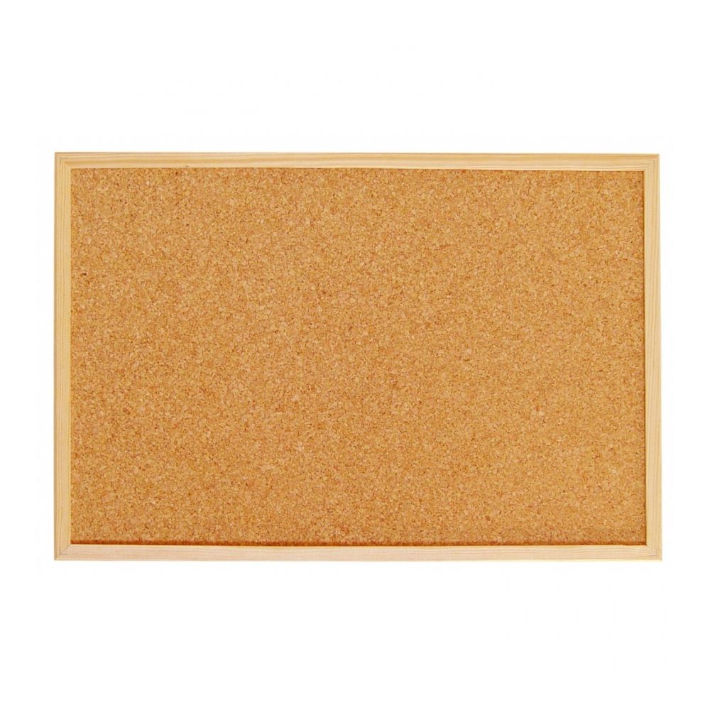 Коркова дъска Bi-Office Essential, 900 х 600 мм, дървена рамка Коркова дъска Bi-Office Essential, 900 х 600 мм, дървена рамка