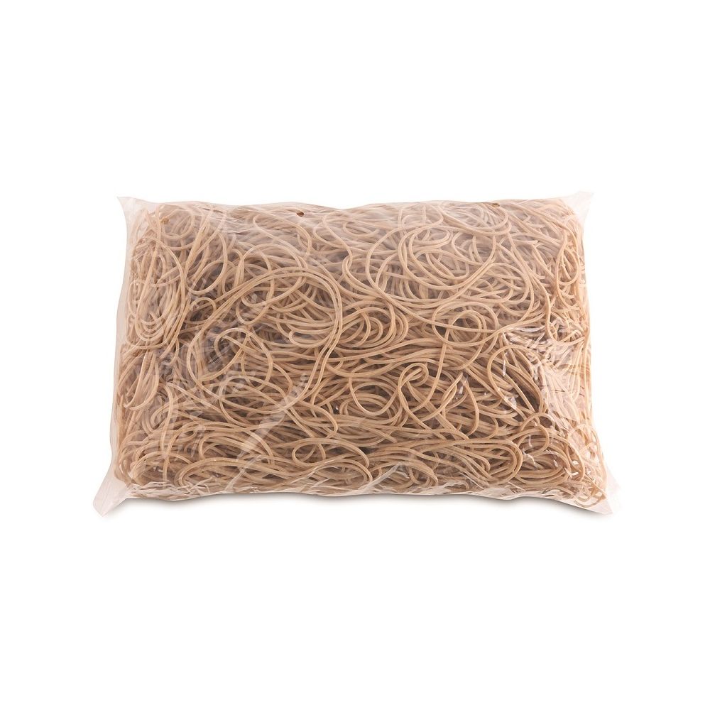 Ластици OFFICE PRODUCTS, каучукови, ф80 мм, 1.5х1.5 мм, натурален цвят, опаковка 1кг