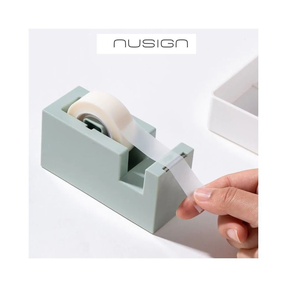 Настолен тиксодържач Nusign Classic ENS121, 114x45x59 мм, за ленти до 19 мм х 33 м, зелен