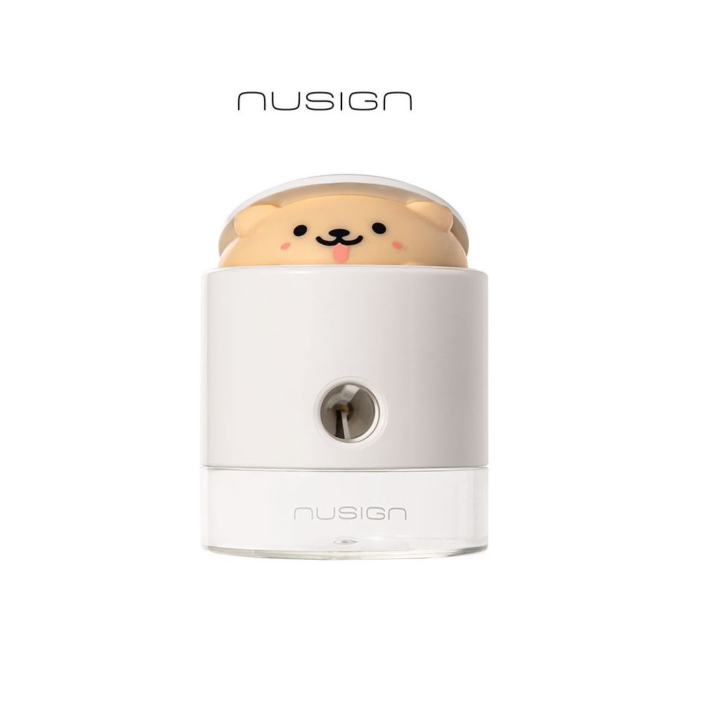 Острилка с контейнер Nusign Classic, ENS073, Pop Up, 65х40х100 мм, бяла