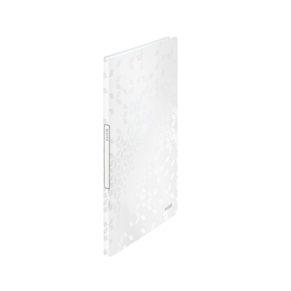 Папка с 20 джоба LEITZ WOW, A4, PP 500 mic, бяла