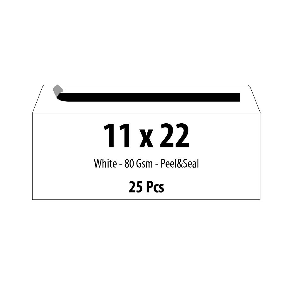 Самозалепващ плик ZRS, DL, 110х220 мм, 80 г, бял, 25 бр. Самозалепващ плик ZRS, DL, 110х220 мм, 80 г, бял, 25 бр.
