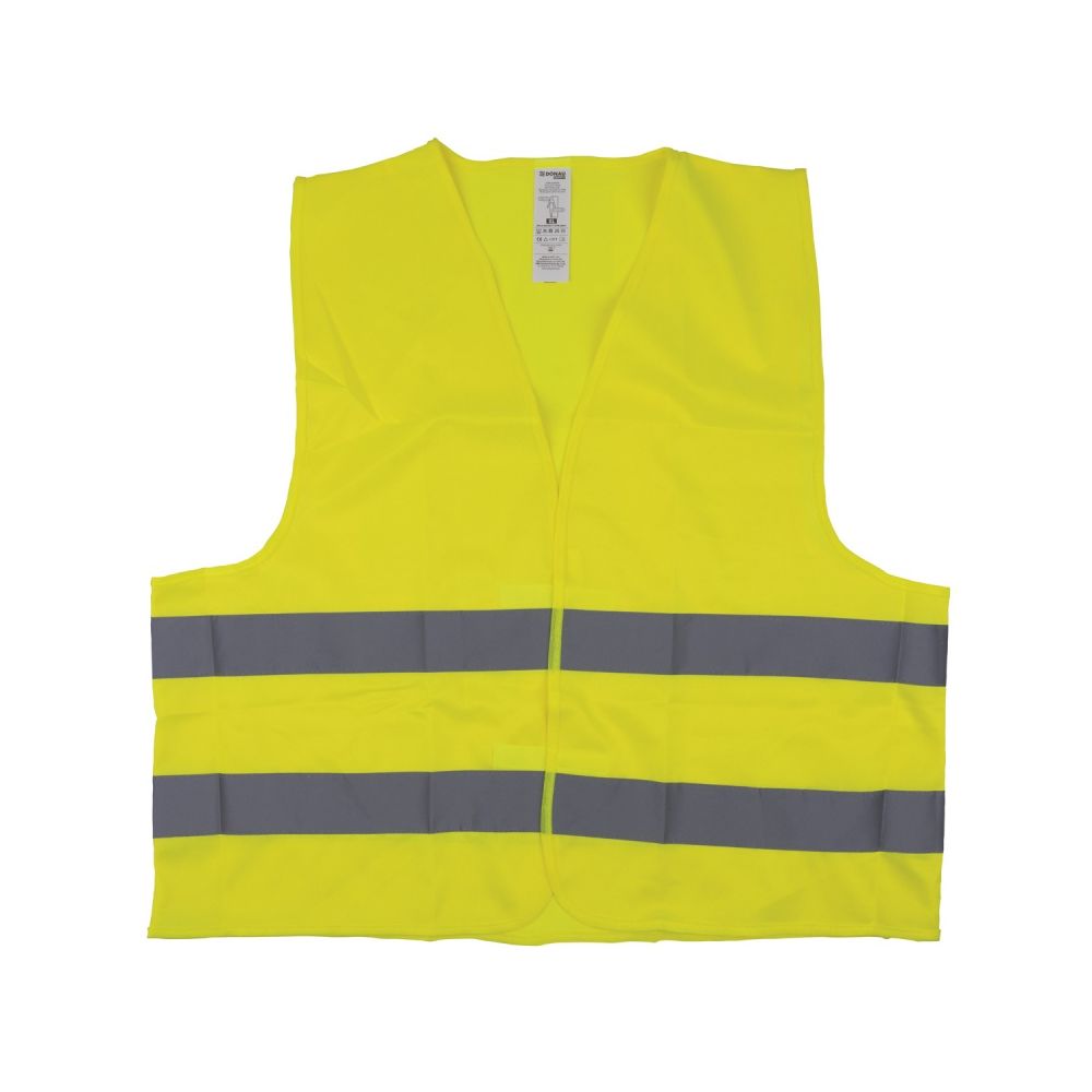 Сигнален елек DONAU SAFETY, размер S, клас 2, жълт