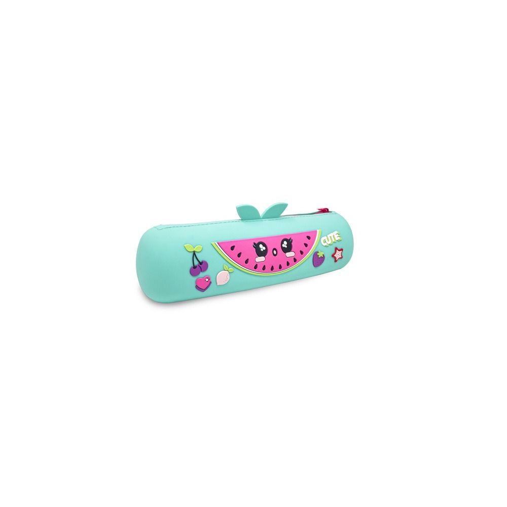 Силиконов несесер MITAMA MITAMINI Sky Fruit, с цип, 22х6.6 см, тюркоаз Силиконов несесер MITAMA MITAMINI Sky Fruit, с цип, 22х6.6 см, тюркоаз