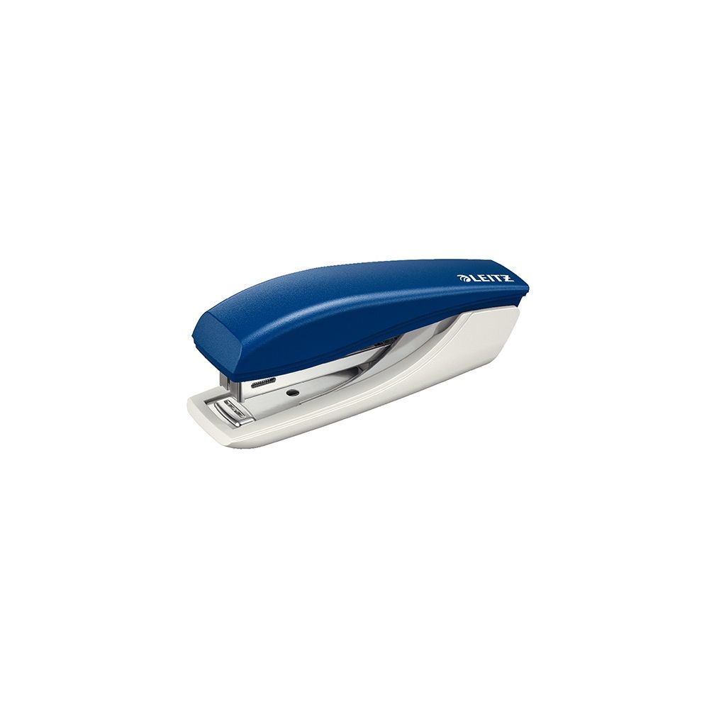 Телбод LEITZ 5517, мини, за 10 л.(80 г), 29х38х101 мм, телчета 10/4, пластмаса + метал, син