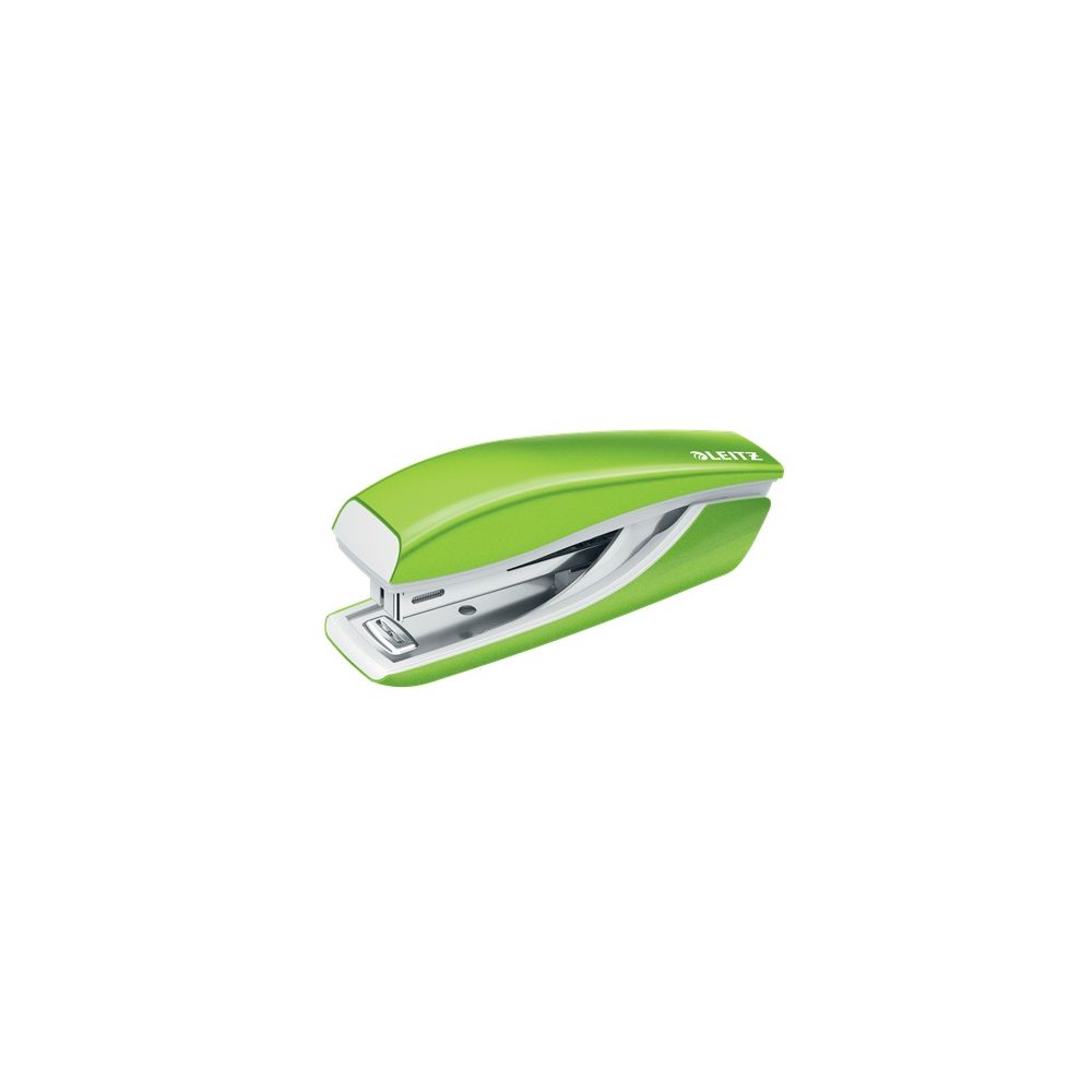 Телбод LEITZ WOW, мини, за 10 л.(80 г), 29х43х98 мм, телчета 10/4, пластмаса + метал, зелен металик
