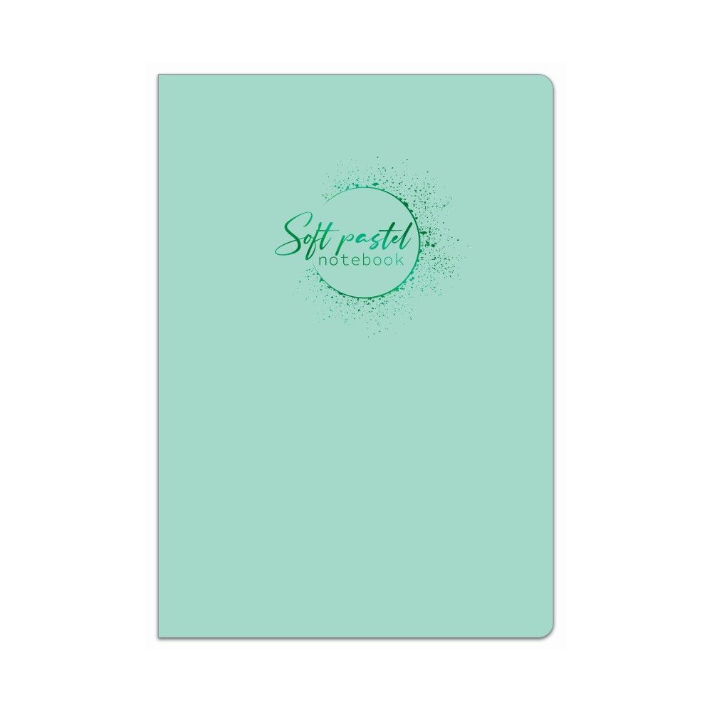 Тетрадка LASTVA Soft Pastel, A5, 52 л., линиран офсет 80 г, корица 300 г, мат ламинат, релеф