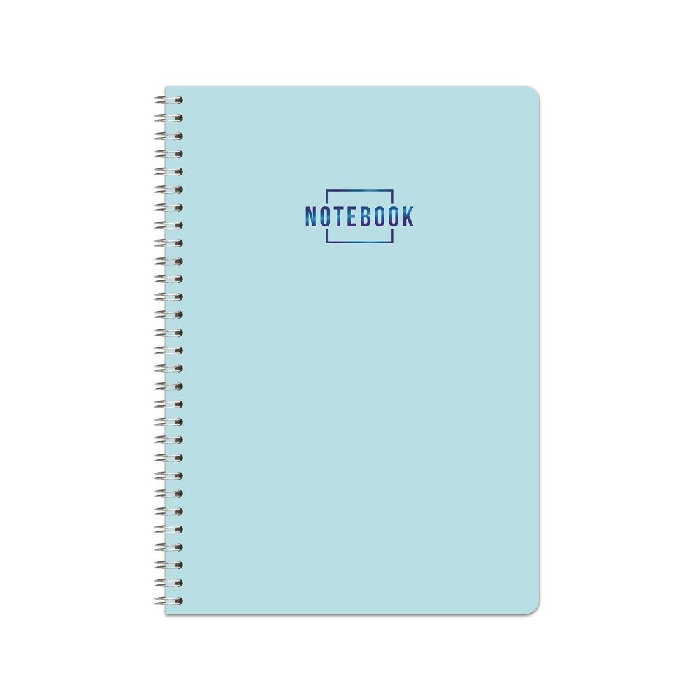 Тетрадка със спирала LASTVA Hard Pastel, A4, 80 л., линиран офсет 70 г, твърда корица