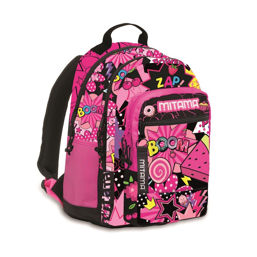 Ученическа раница MITAMA New Plus Candy Boom, 4 отделения Ученическа раница MITAMA New Plus Candy Boom, 4 отделения