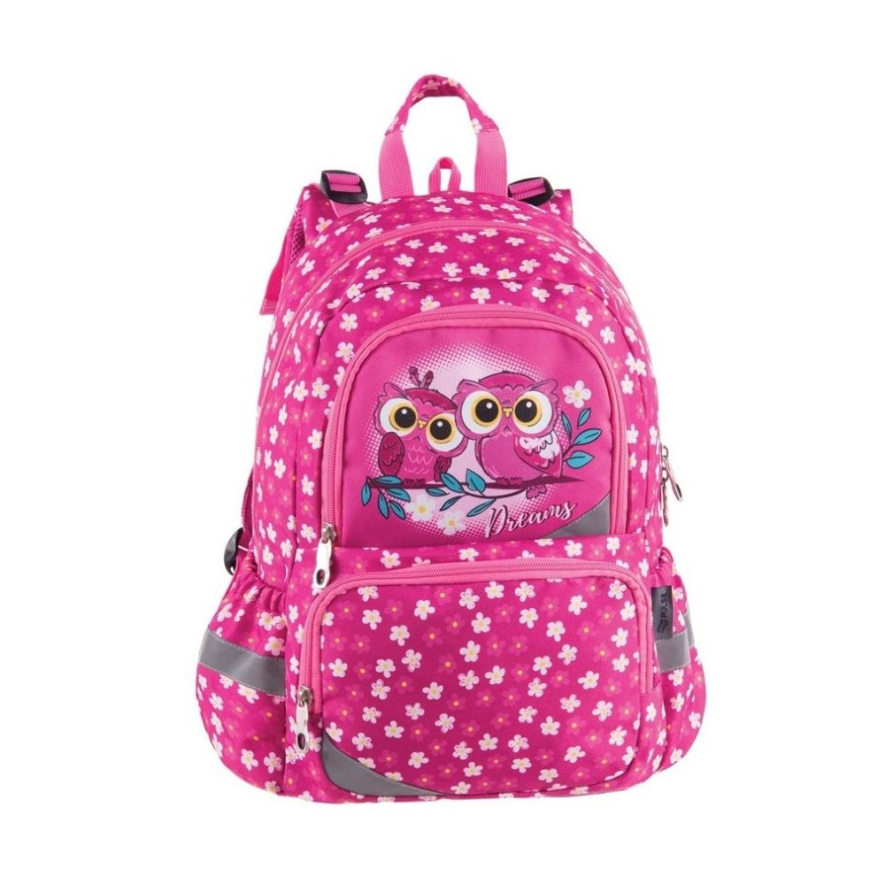 Ученическа раница PULSE Anatomic Pink Owl, 3 отделения Ученическа раница PULSE Anatomic Pink Owl, 3 отделения