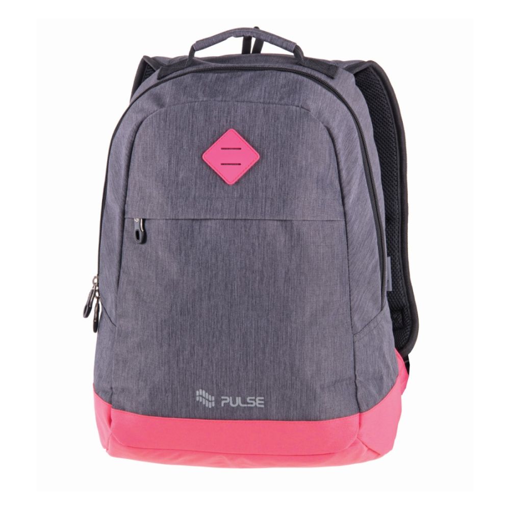 Ученическа раница PULSE Bicolor Dark Gray-Pink, 2 отделения Ученическа раница PULSE Bicolor Dark Gray-Pink, 2 отделения